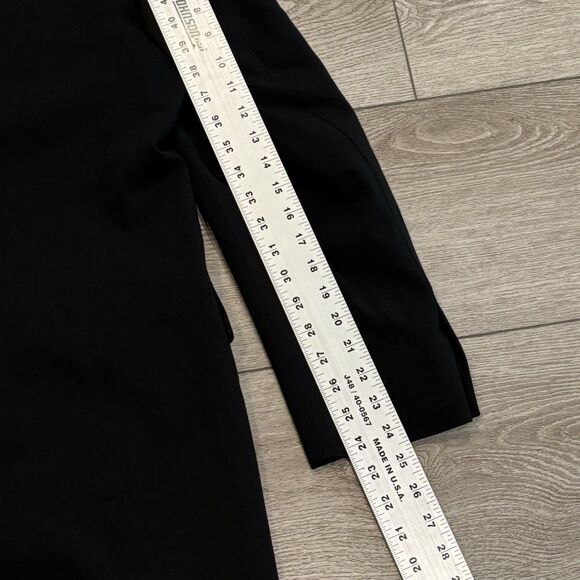 Tommy Hilfiger Black Wool Sport Jacket Suit Blazer Men's 42R Vintage - Picture 6 of 9